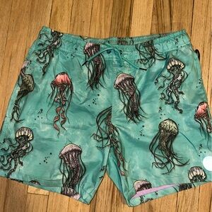 Jellyfish Print Psycho Tuna Swim Shorts